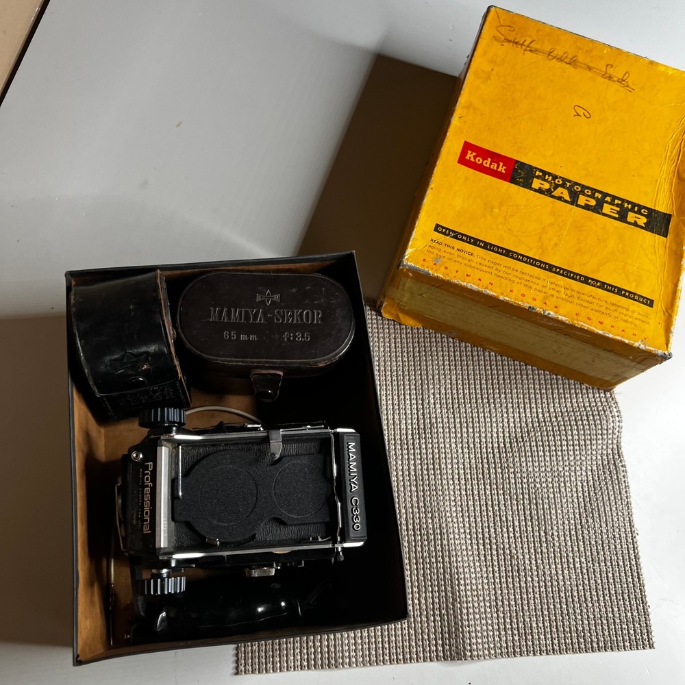 Mamiya C330 Professional TLR Camera with 55mm and 135mm Mamiya-Sekor Lenses